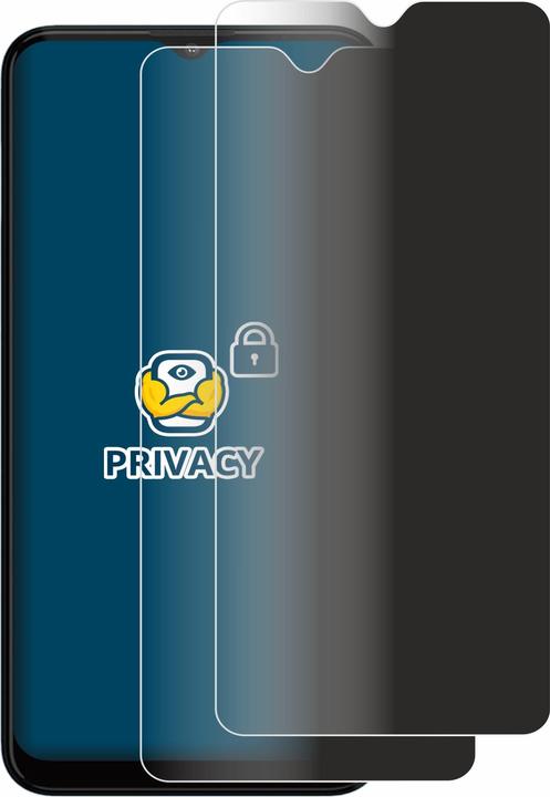 Productafbeelding BROTECT Anti-spionnetje privacyfolie Beschermfolie tegen blauw licht (2 Stuk, Motorola Moto G10)