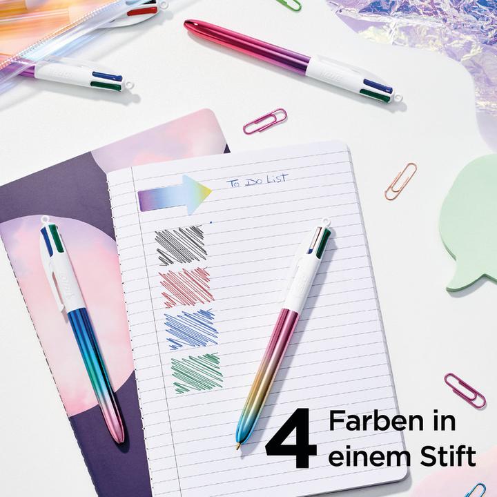 Image du produit Bic Stylo à bille quatre couleurs (Multicolore, 1 x)
