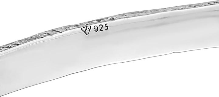 Produktbild Haze & Glory Armband Armreif - Hook Small Gehämmert 925 Silber (20 cm, 925er Sterling Silber)
