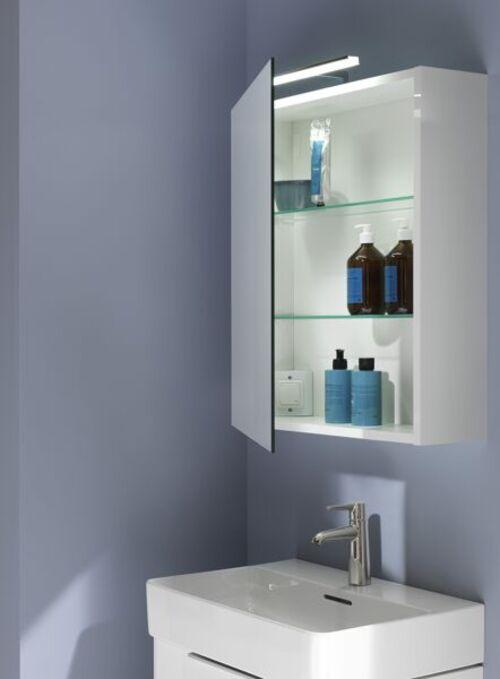 Produktbild Laufen Base Spiegelschrank 600 mm, 1 Tür, LED- Licht Element, Scharnier rechts