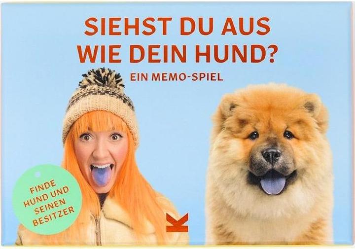 Memory Memory Siehst du aus wie dein Hund? (Allemand)
