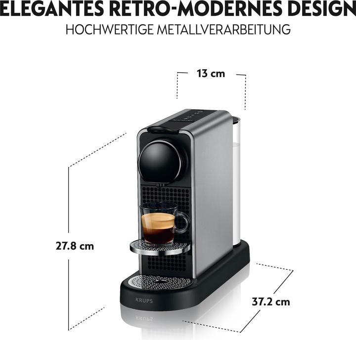 Immagine prodotto Krups Nespresso CitiZ Platinum (NESPRESSO Original, Spina UE)