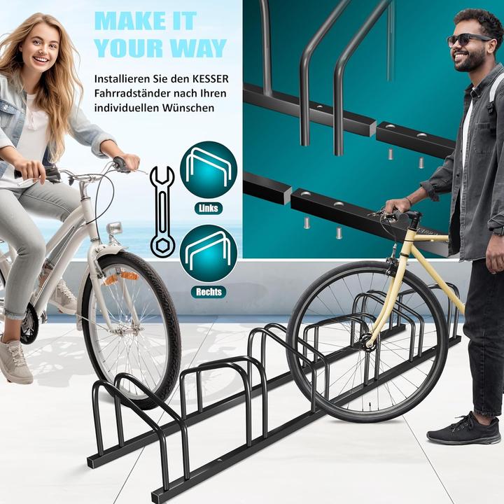 Produktbild Kesser Fahrradständer für 6 Räder mit Parkschild