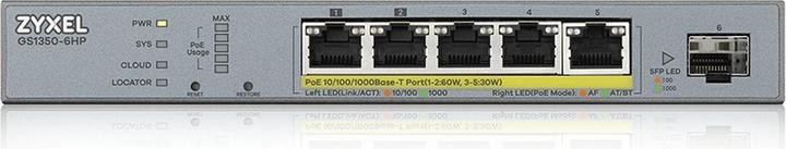 Immagine prodotto Zyxel GS1350-6HP (6 Porti)