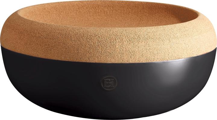 Actual product image Emile Henry Storage bowl black ceramic/cork (36 cm, 1 x)