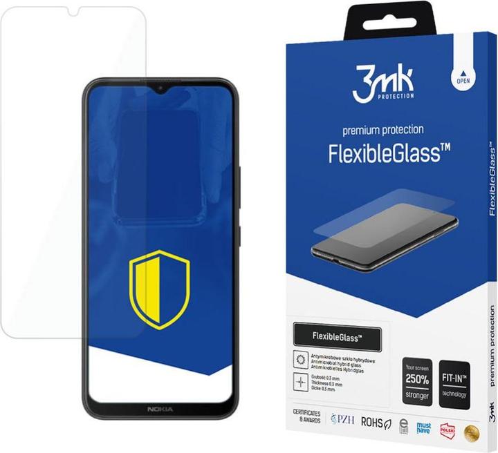 Actual product image 3MK FlexibleGlass Nokia C21 Plus hibridinis stiklas (1 Piece, Nokia C21 Plus)