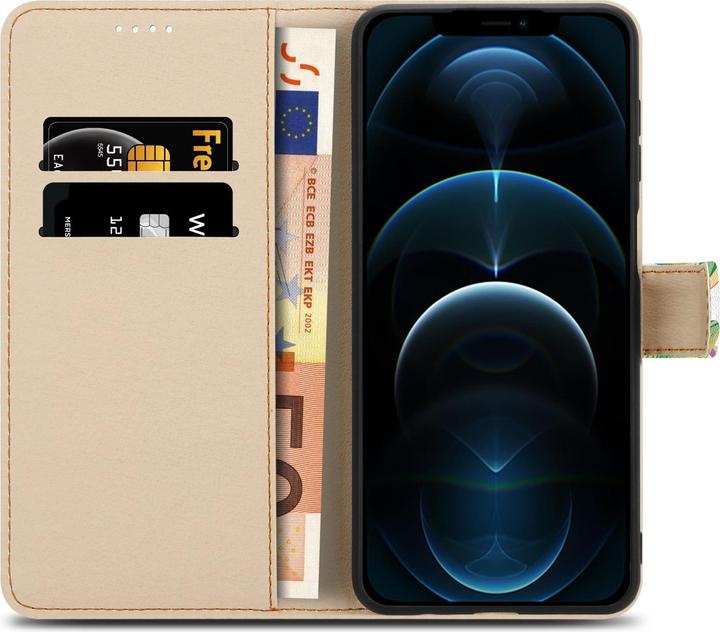 Produktbild Cadorabo Book Hülle mit Print (Apple iPhone 12 Pro Max)