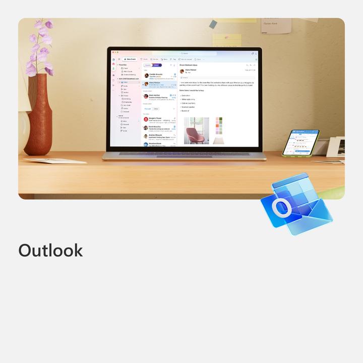 Actual product image Microsoft 365 Personal (French) (1 Devices, 12 months)
