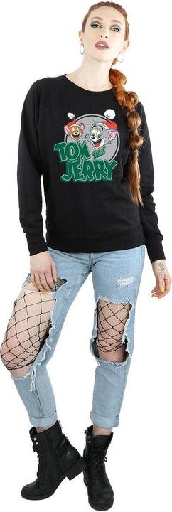 Actual product image Tom & Jerry Womens/Ladies Christmas Greetings Sweatshirt (S)