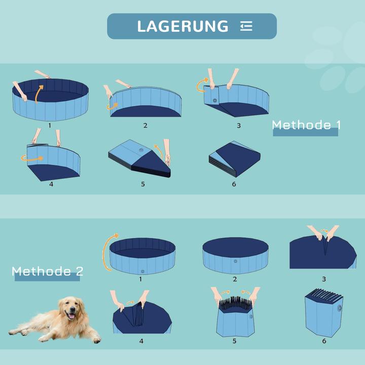 Produktbild PawHut Hundebad (Hundepool)