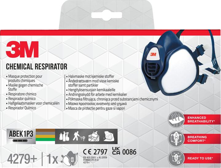 Image du produit 3M Masque de protection respiratoire 4279+BC1 (ABEK1P3, ABEK1, 1 x)