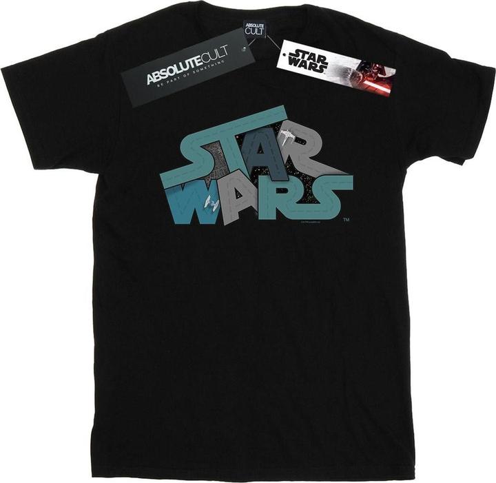 Star Wars Death Star Jumble Logo TShirt (S)