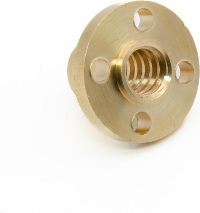 Actual product image Purecrea TR8 Trapezoid Nut Brass Pitch 2mm