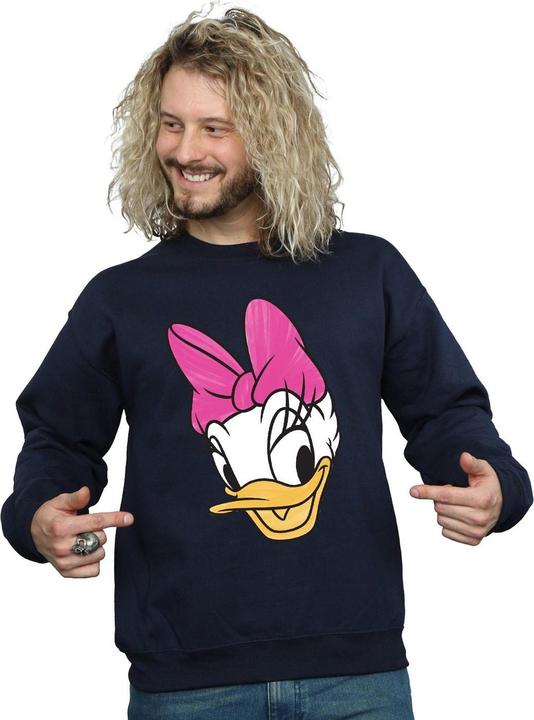 Actual product image Disney Mens Daisy Duck Head Painted Sweatshirt (M)