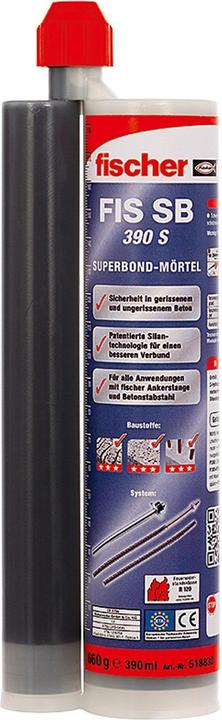 Actual product image Fischer FIS 518830 Superbond mortar FIS SB 390 S (660 g)