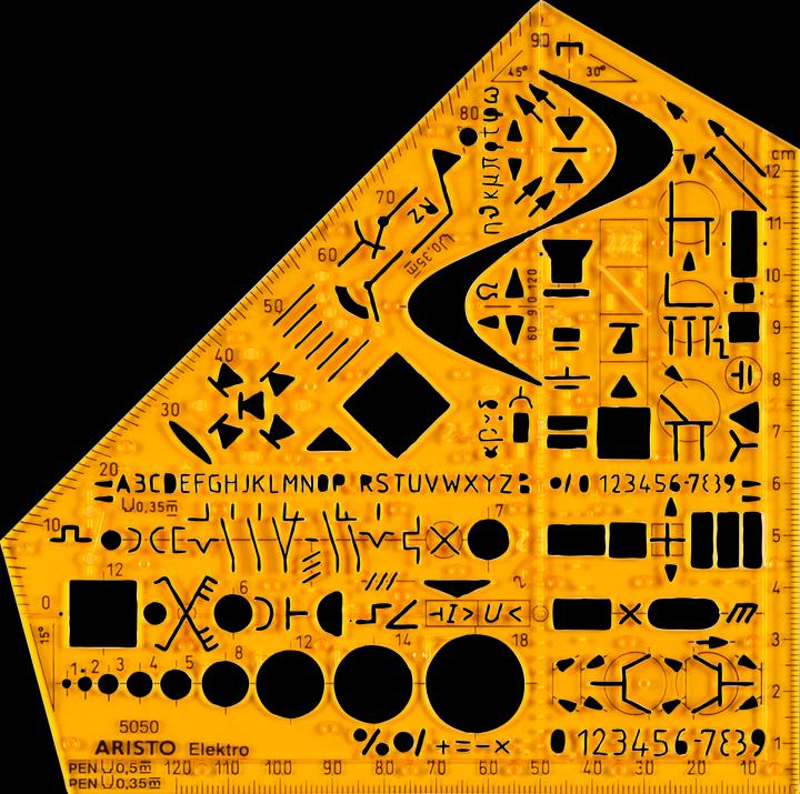 Actual product image Standardgraph Stanowinkel (155 mm)
