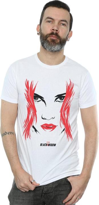 Image du produit - T-shirt BLACK WIDOW MOVIE CLOSE-UP - Homme (4XL)