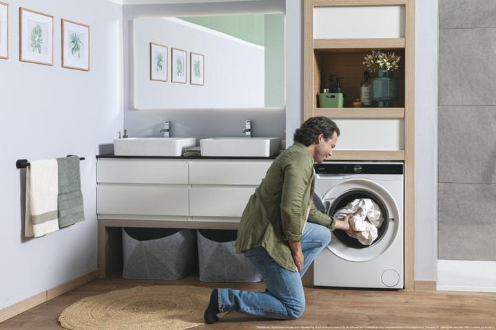Actual product image Candy BS 410B10-S Front Loading 10Kg Washing Machine (10 kg, Left)