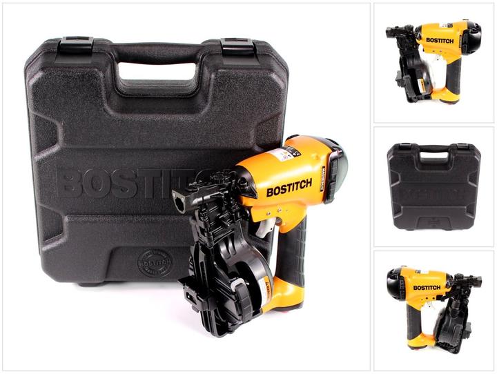 Image du produit Bostitch RN46K-2-E Cloueur à rouleau pneumatique 45 mm à chargement rapide + Coffret de transport
