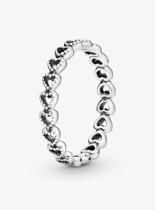Produktbild Pandora Gereihte Herzen (52, 925 Silber)