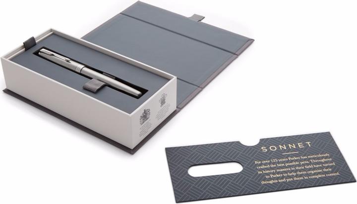 Actual product image Parker Pen Sonnet (Silver black (44), 1 x)