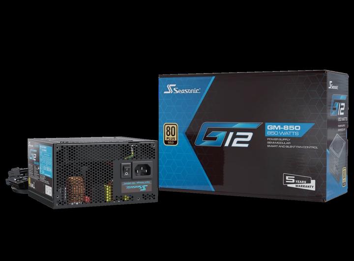 Actual product image Seasonic G12 GM-850 NEW 850W ATX3.0 (850 W)