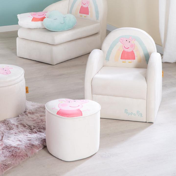 Immagine prodotto Roba Sgabello per bambini a forma di cuore di Peppa Pig (Divano per bambini)