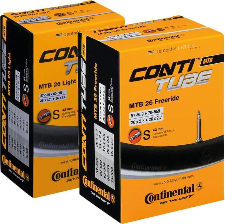 Immagine prodotto Continental MTB Freeride (Presta (SV), 26", 42 mm)