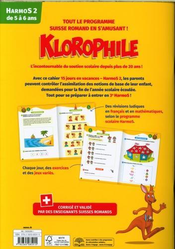 Image du produit Klorophile 15 jours en vacances HarmoS 2 (Français, Collectif, 2022)