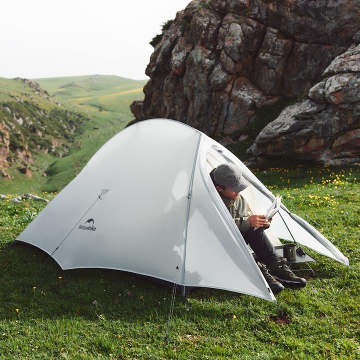 Actual product image Naturehike Namiot cloud up 2 pro 20d cnk2350ws020-moon rock sand (2 persons)