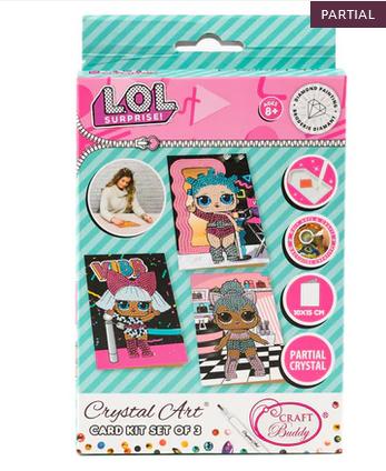 Image du produit Craft Buddy LOL Characters, Set de cartes 10x15cm Crystal Art