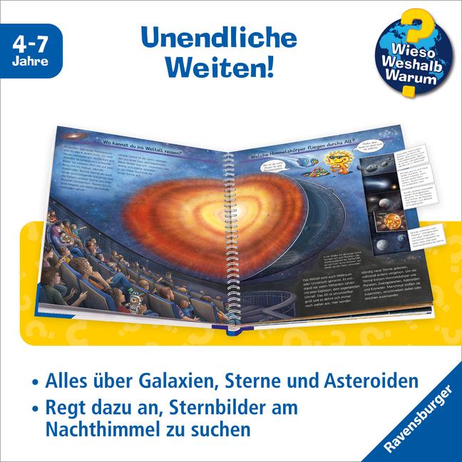 Image du produit Ravensburger Wieso? Weshalb? Warum?, Band 59: Wir erforschen Sterne und Planeten (Allemand, Andrea Erne, Markus Humbach, 2023)