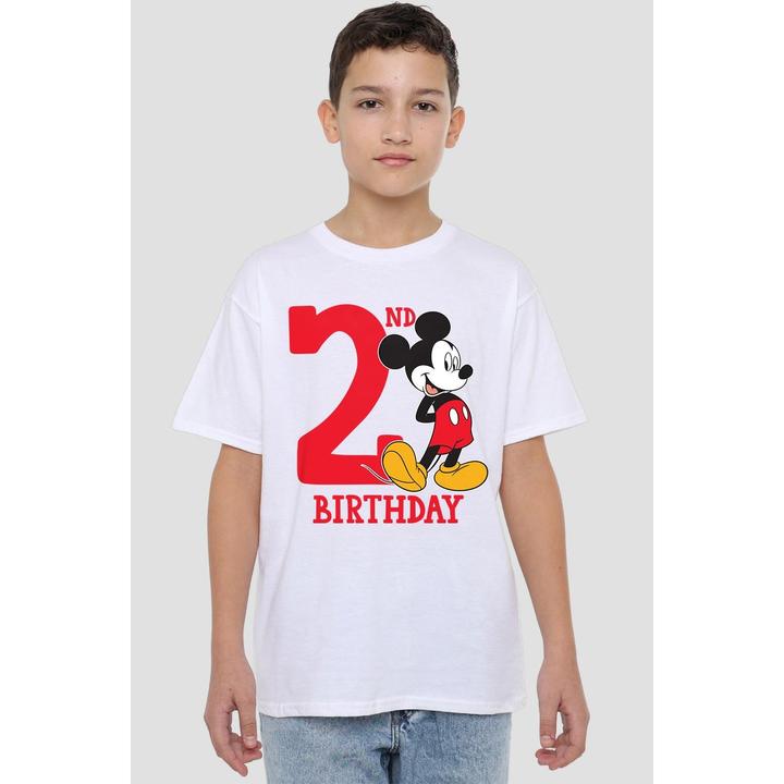 Immagine prodotto Disney Maglietta Secondo Compleanno Topolino Bambini (140)
