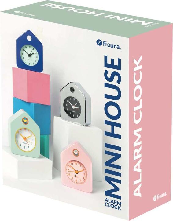 Produktbild Fisura MINI HOUSE ALARM CLOCK chrome