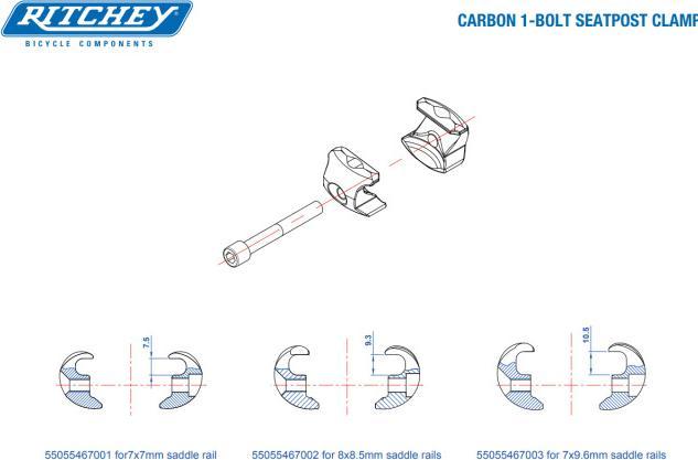 Produktbild Ritchey WCS Single Bolt Ersatzklemme