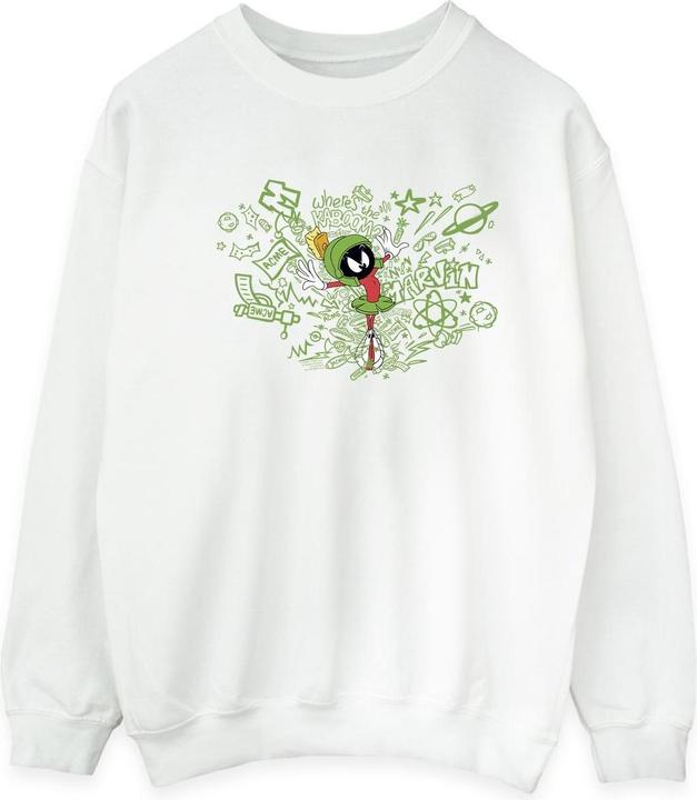 Looney Tunes ACME Doodles Marvin Martian Sweatshirt (M)