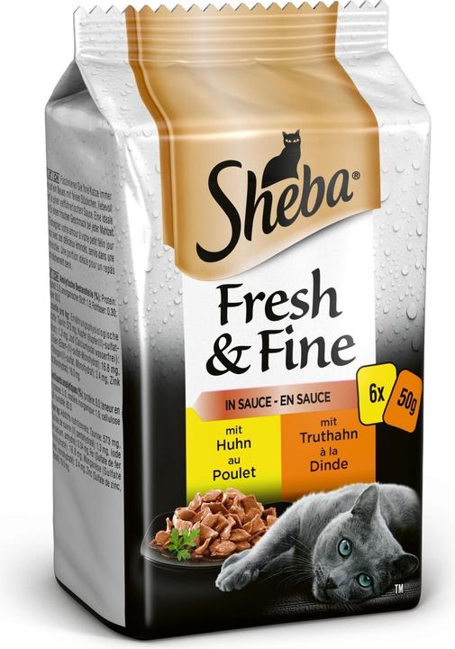 Immagine prodotto Sheba Fresco e fine in salsa (Adulto, 6 pz., 300 g)