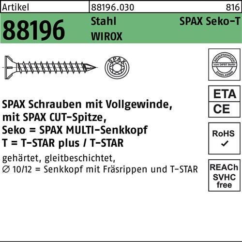 Actual product image Spax Wood construction screws (50 Screws per piece)