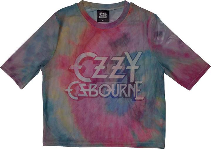 Ozzy Osbourne Logo Netzgewebe Crop Top (Girlie)