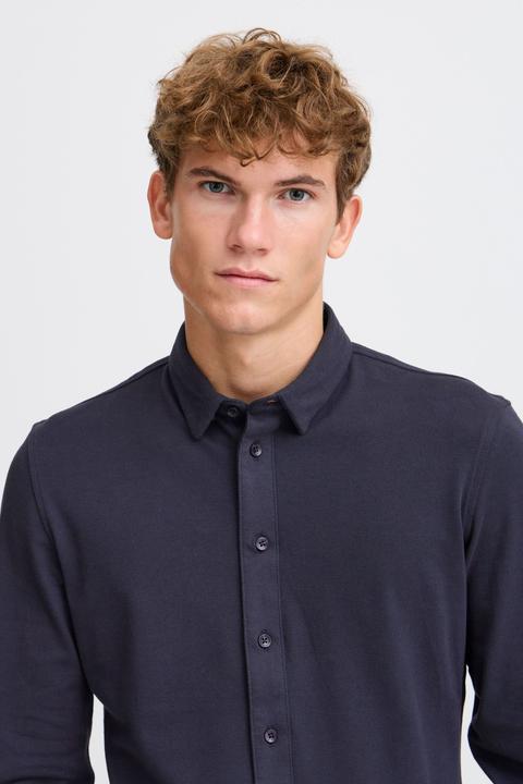 Actual product image Casual Friday CFARTHUR LS BU jersey piquet shirt 20505281 (L)