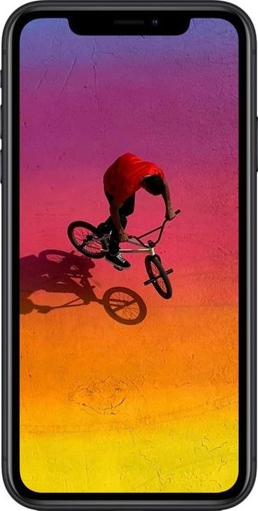 Produktbild T1A Apple iPhone XR Refurbished (128 GB, Schwarz, 6.10", 12 Mpx, Dual SIM, B / Sehr gut)