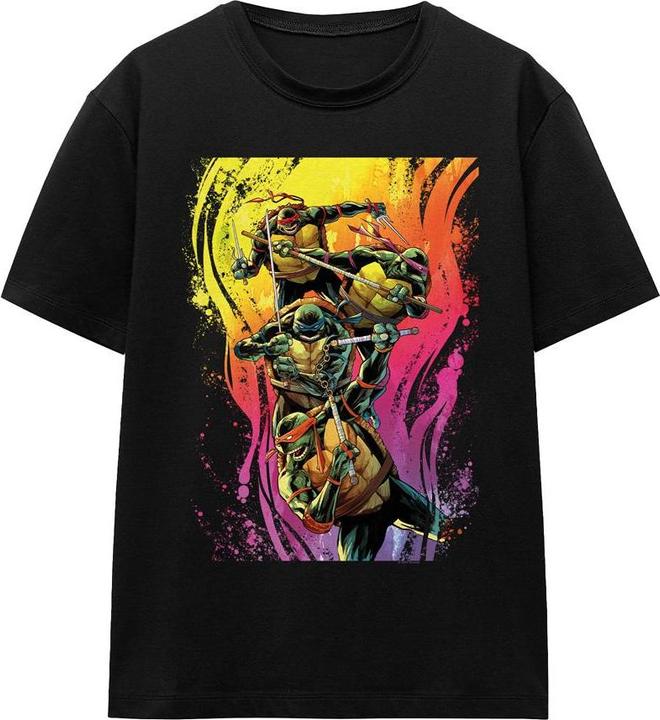 Image du produit Teenage Mutant NT - T-shirt HOT RAINBOW WARRIORS - Adulte (XXL)
