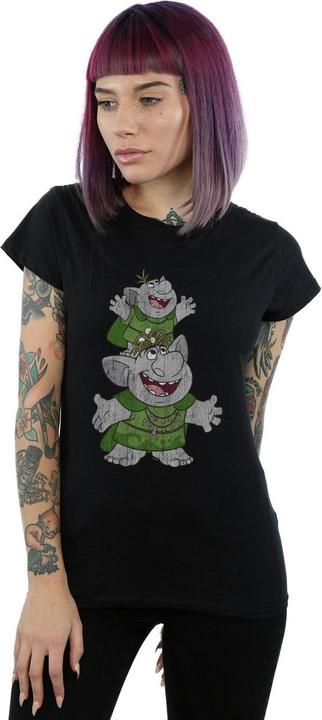Image du produit Disney - T-shirt FROZEN HANDSTACKING TROLLS - Femme (M)