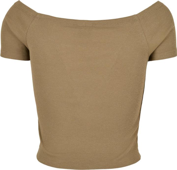 Produktbild Urban Classics Ladies Off Shoulder Rib Tee (L)