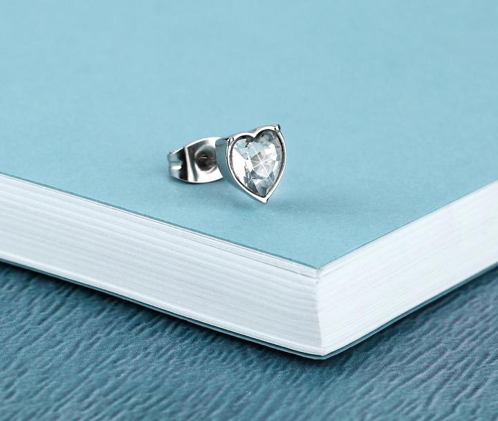 Produktbild La Petite Story Heart Einzel Ohrstecker (Edelstahl)