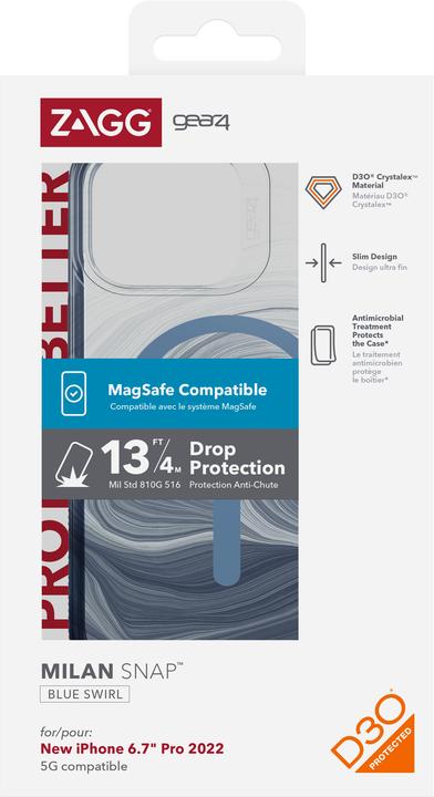 Immagine prodotto Zagg Casi Gear4 Milano Snap Apple (Apple iPhone 14 Pro Max)