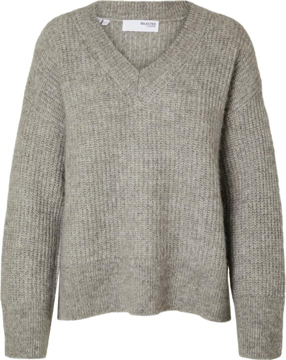 Selected Femme V-Ausschnitt Strickpullover