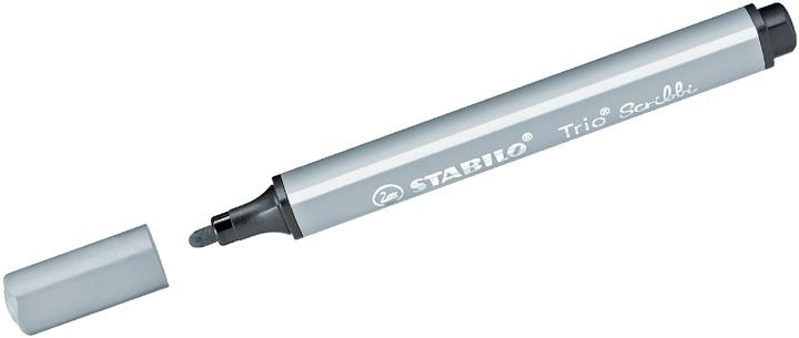 Produktbild STABILO Trio Scribbi Gefederter Dreikant-Filzstift (Grey, 1 x)