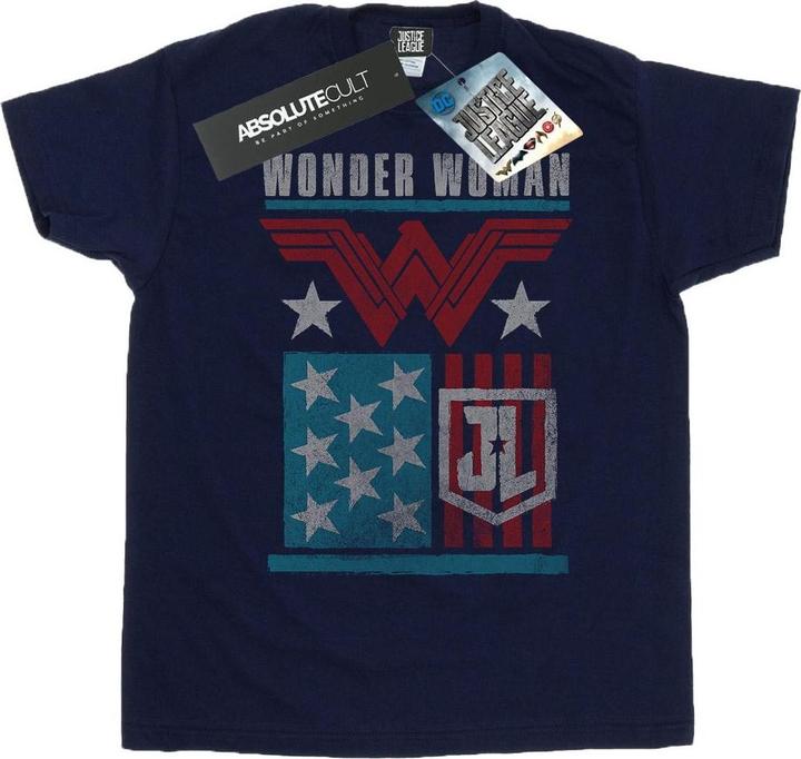 Produktbild Justice League Movie Wonder Woman Flag TShirt (S)