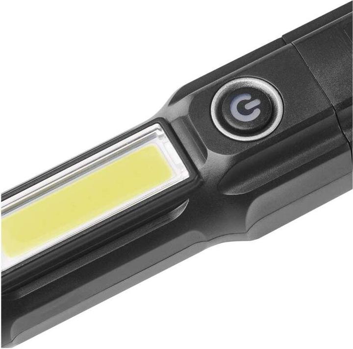 Actual product image Emos Wiederaufladbare LED-Taschenlampe aus Kunststoff P3214, 150 lm (13 cm, 150 lm)